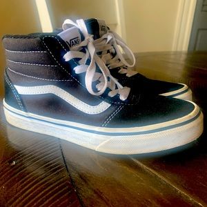 Like new Vans high tops; youth size 3.0